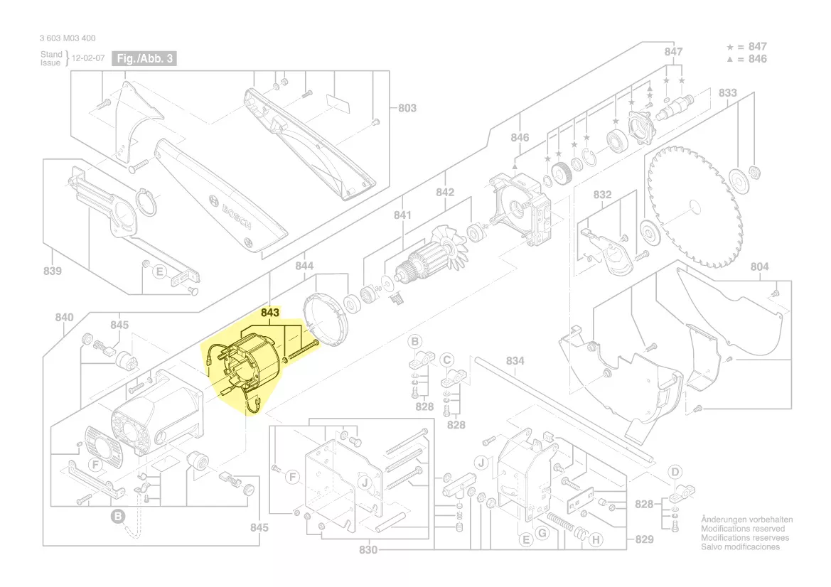 Stator 1 619 PA3 194 BOSCH